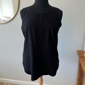 Ann Taylor Black Dress blouse tank